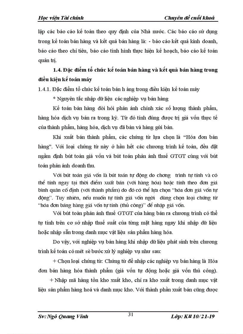 image for page Kế toán bán hàng và xác định kết quả bán hàng ở Công ty cổ phần vải sợi may mặc Miền Bắc