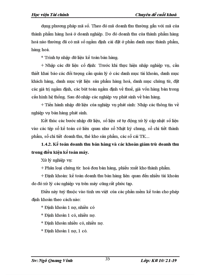 image for page Kế toán bán hàng và xác định kết quả bán hàng ở Công ty cổ phần vải sợi may mặc Miền Bắc