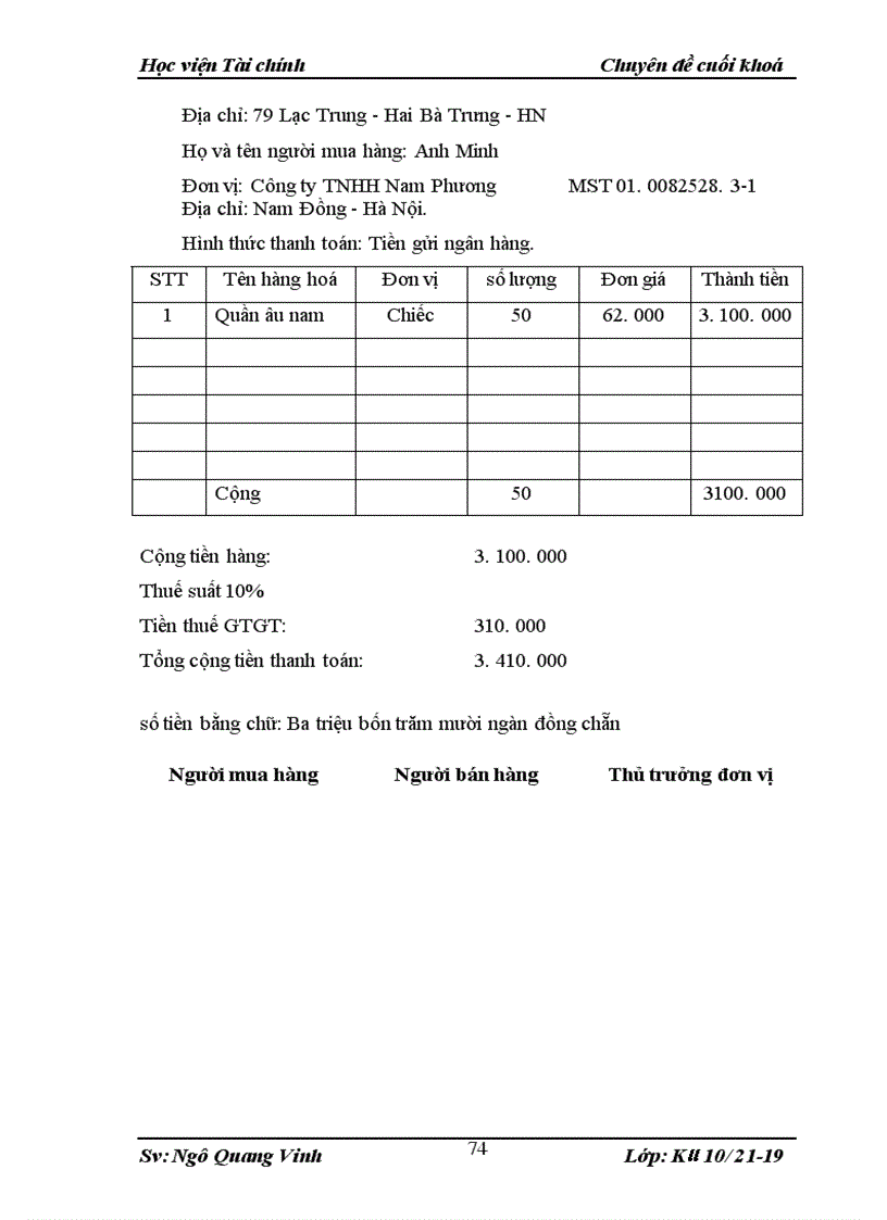 image for page Kế toán bán hàng và xác định kết quả bán hàng ở Công ty cổ phần vải sợi may mặc Miền Bắc