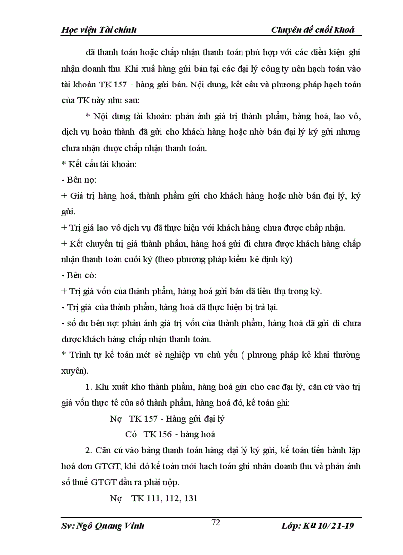 image for page Kế toán bán hàng và xác định kết quả bán hàng ở Công ty cổ phần vải sợi may mặc Miền Bắc