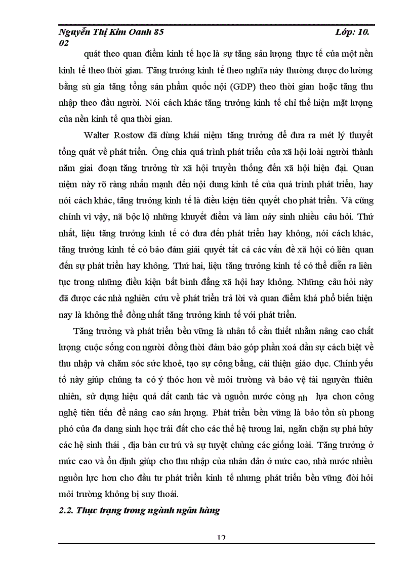 image for page Mối quan hệ giữa tăng trưởng và phát triển bền vững trong lĩnh vực Ngân Hàng