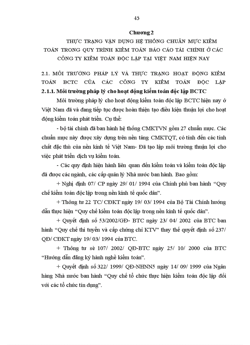 image for page Vận dụng hệ thống chuẩn mực kiểm toán trong quy trình kiểm toán độc lập BCTC ở các Công ty kiểm toán độc lập tại Việt Nam