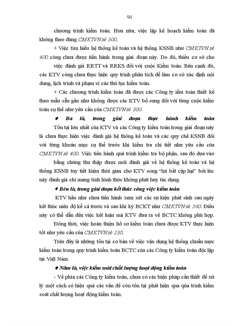 image for page Vận dụng hệ thống chuẩn mực kiểm toán trong quy trình kiểm toán độc lập BCTC ở các Công ty kiểm toán độc lập tại Việt Nam