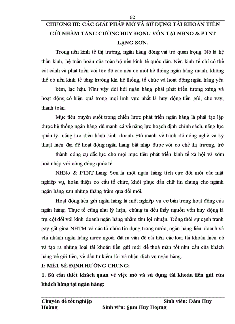 image for page Giải pháp mở và sử dụng tài khoản tiền gửi nhằm tăng cường huy động vốn tại Ngân hàng Nông nghiệp và Phát triển Nông thôn Lạng Sơn