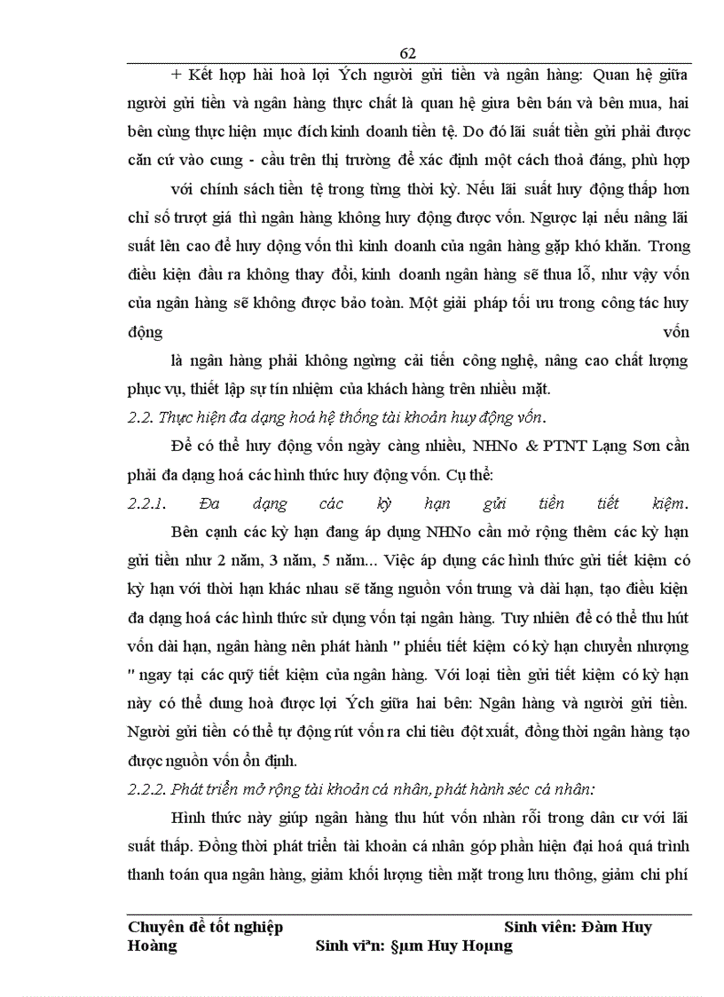 image for page Giải pháp mở và sử dụng tài khoản tiền gửi nhằm tăng cường huy động vốn tại Ngân hàng Nông nghiệp và Phát triển Nông thôn Lạng Sơn