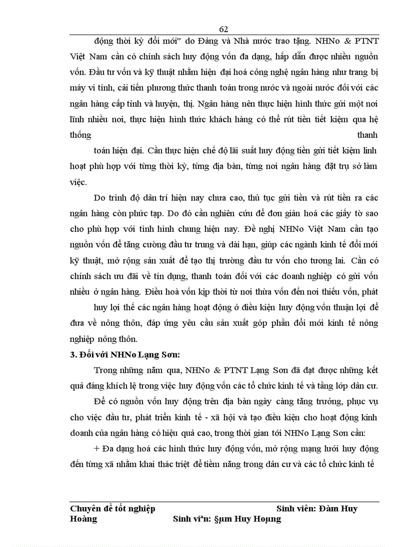 image for page Giải pháp mở và sử dụng tài khoản tiền gửi nhằm tăng cường huy động vốn tại Ngân hàng Nông nghiệp và Phát triển Nông thôn Lạng Sơn