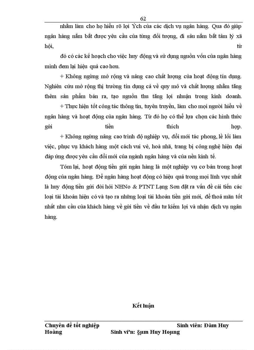 image for page Giải pháp mở và sử dụng tài khoản tiền gửi nhằm tăng cường huy động vốn tại Ngân hàng Nông nghiệp và Phát triển Nông thôn Lạng Sơn