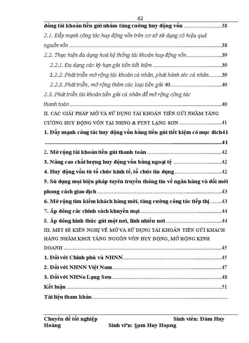 image for page Giải pháp mở và sử dụng tài khoản tiền gửi nhằm tăng cường huy động vốn tại Ngân hàng Nông nghiệp và Phát triển Nông thôn Lạng Sơn