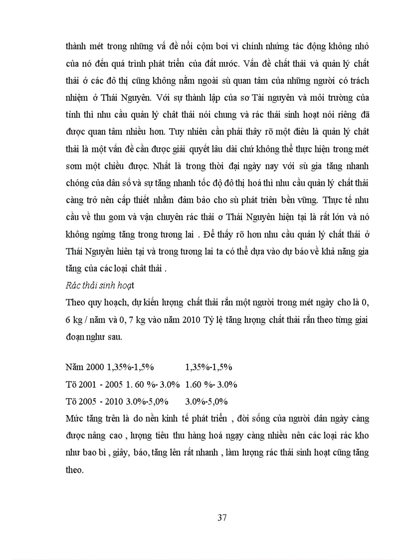 image for page Đánh giá hiệu quả Kinh tế–xã hội–môi trường trong quá trình thu gom, vận chuyển và xử lý rác thải của Công ty Quản lý đô thị Thái Nguyên