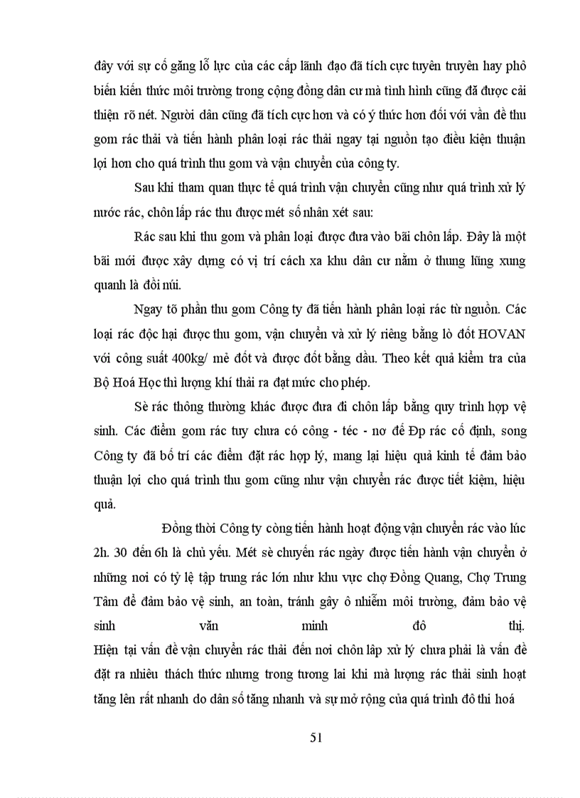 image for page Đánh giá hiệu quả Kinh tế–xã hội–môi trường trong quá trình thu gom, vận chuyển và xử lý rác thải của Công ty Quản lý đô thị Thái Nguyên