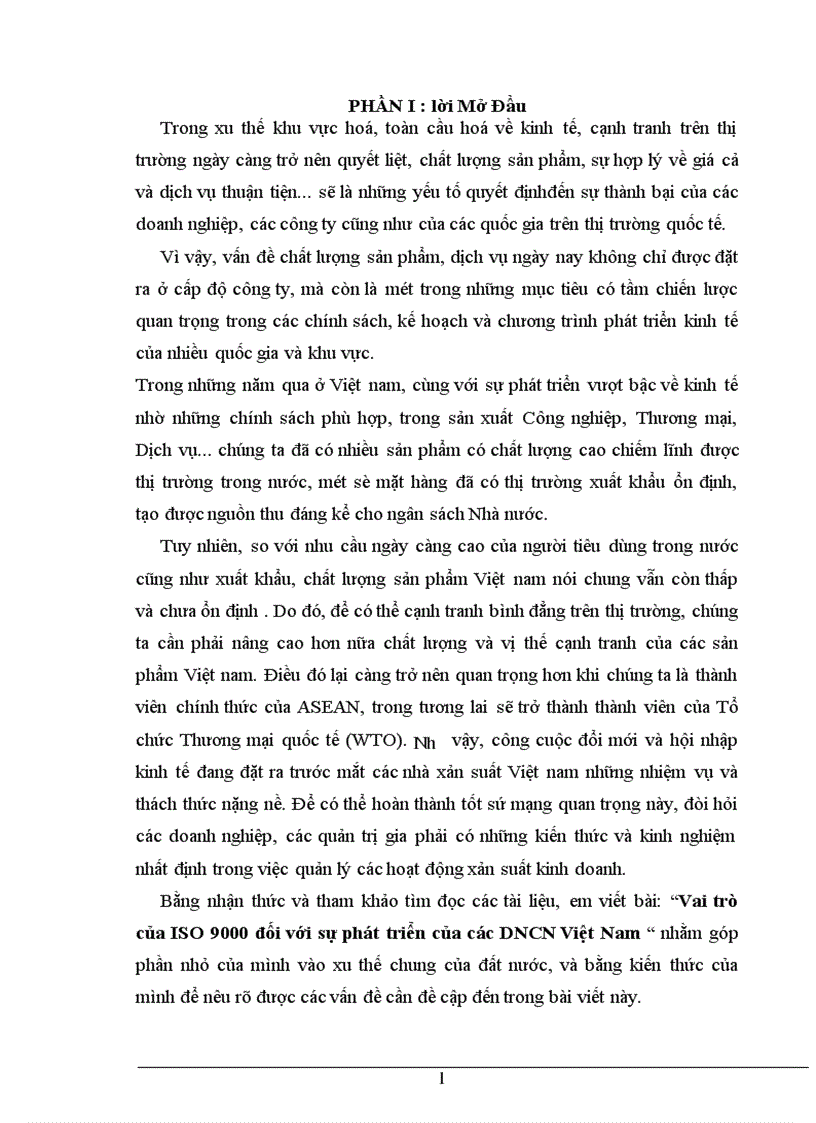 image for page Thực trạng và các giải pháptrong việc đảm bảo chất lượng sản phẩm theo Bộ tiêu chuẩn ISO