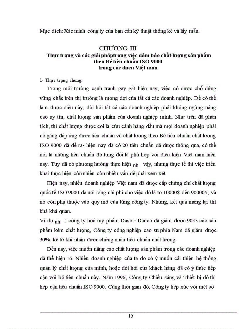 image for page Thực trạng và các giải pháptrong việc đảm bảo chất lượng sản phẩm theo Bộ tiêu chuẩn ISO