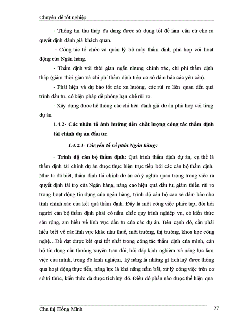 image for page Giải pháp nâng cao chất lượng thẩm định tài chính dự án tại Sở giao dịch I, Ngân hàng đầu tư và phát triển Việt Nam
