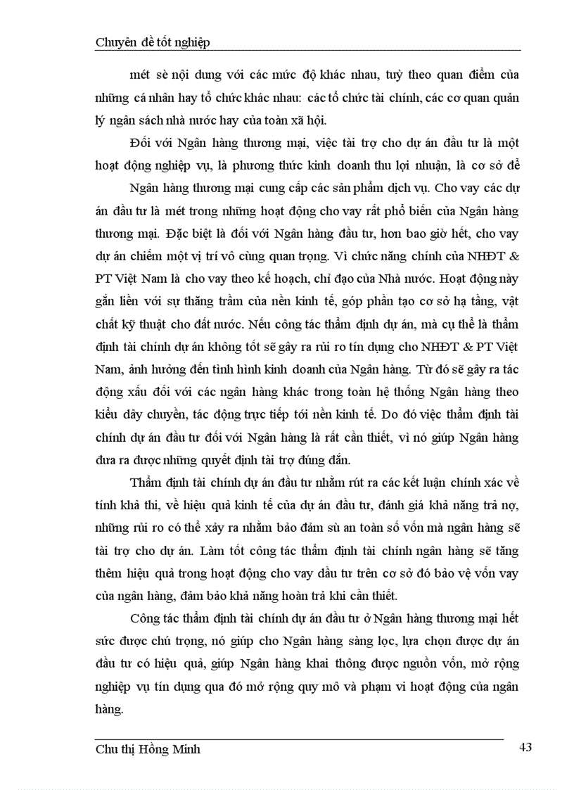 image for page Giải pháp nâng cao chất lượng thẩm định tài chính dự án tại Sở giao dịch I, Ngân hàng đầu tư và phát triển Việt Nam