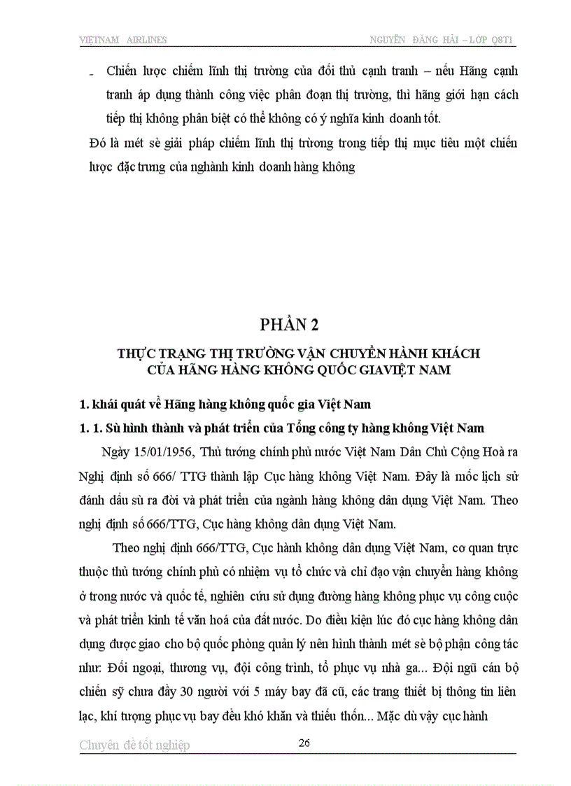 image for page Một số biện pháp nhằm duy trì và mở rộng thị trường vận chuyển hành khách của hàng không quốc gia Việt Nam