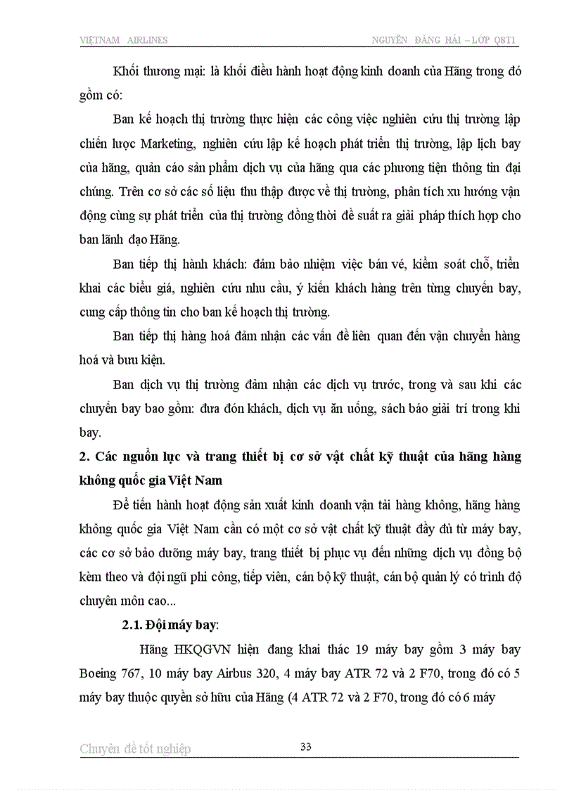 image for page Một số biện pháp nhằm duy trì và mở rộng thị trường vận chuyển hành khách của hàng không quốc gia Việt Nam
