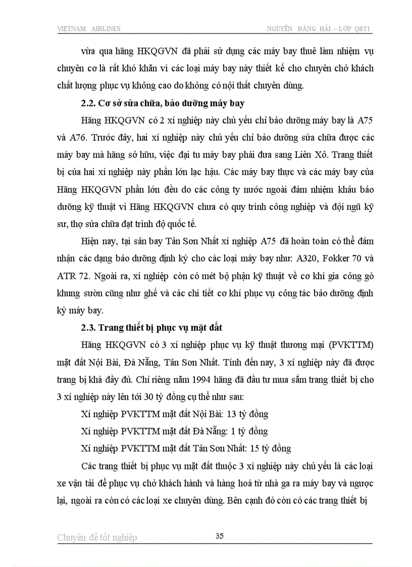 image for page Một số biện pháp nhằm duy trì và mở rộng thị trường vận chuyển hành khách của hàng không quốc gia Việt Nam