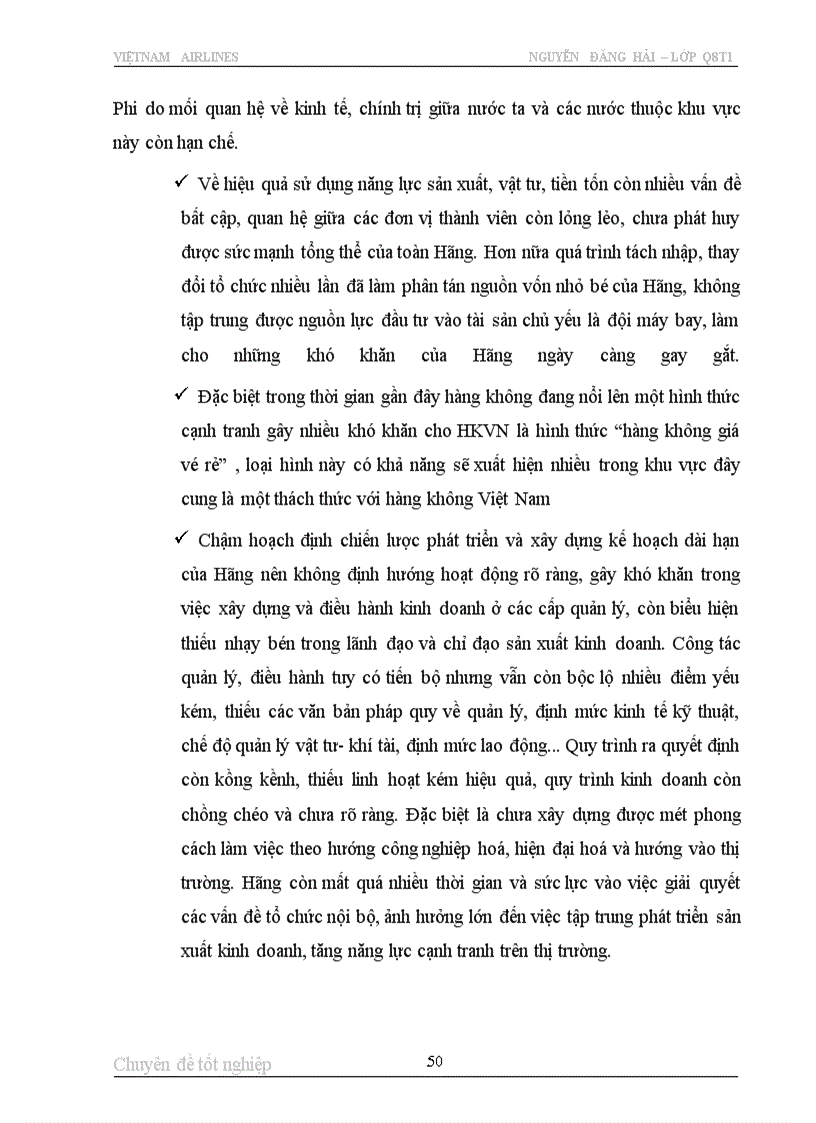 image for page Một số biện pháp nhằm duy trì và mở rộng thị trường vận chuyển hành khách của hàng không quốc gia Việt Nam