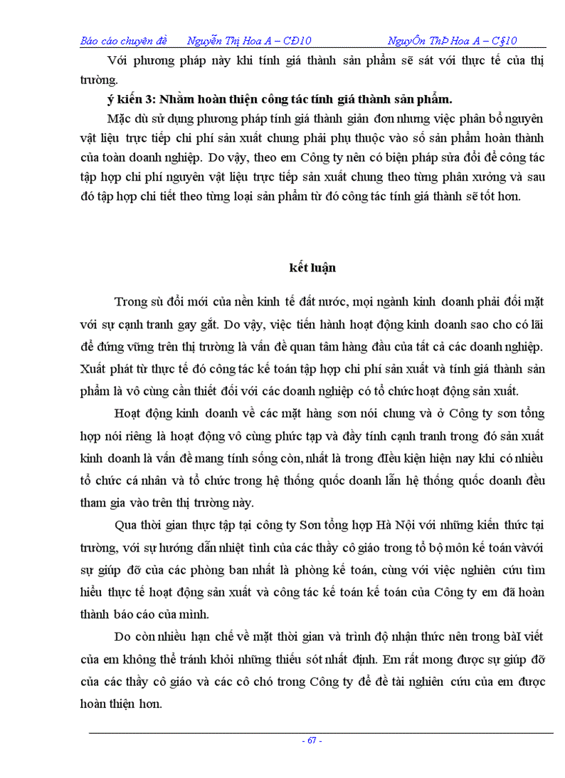 image for page Công tác tổ chức kế toán chi phí sản xuất và tính giá thành sản phẩm tại Công ty Sơn Tổng Hợp Hà Nội