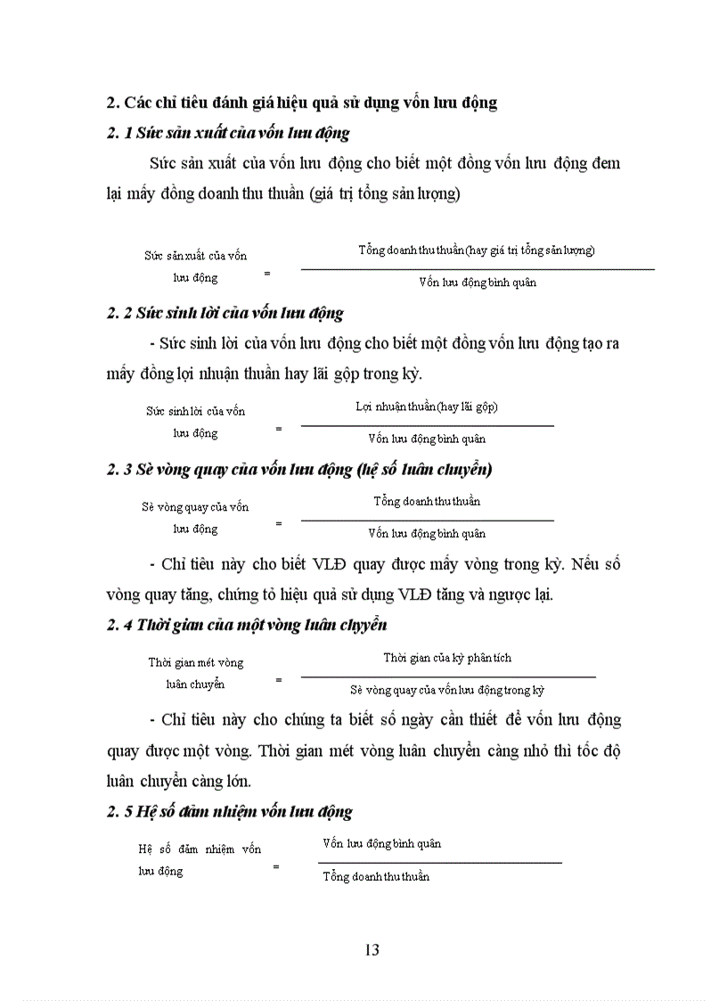 image for page Thực trạng quản lý và sử dụng vốn lưu động ở công ty cao su sao vàng