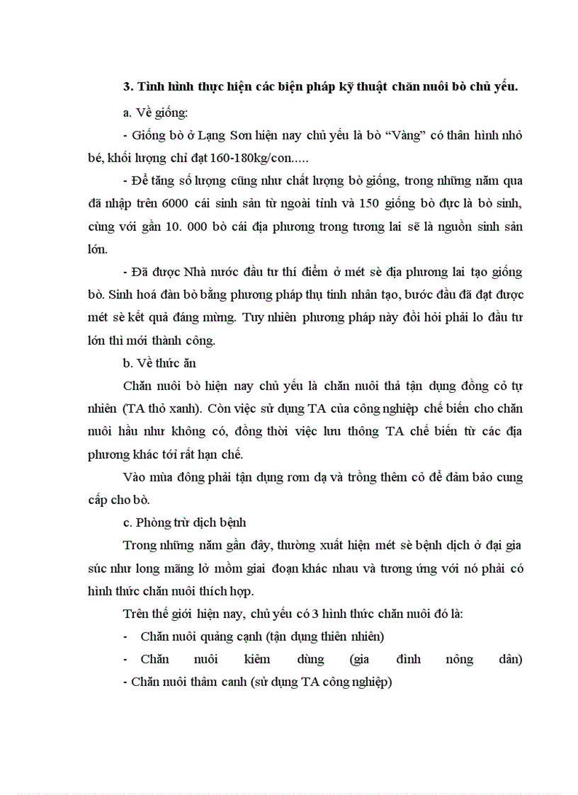 image for page Những giải pháp kinh tế chủ yếu phát triển chăn nuôi bò ở tỉnh Lạng Sơn trong thời kỳ 2001-2010