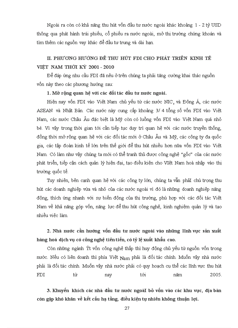 image for page Một số phương hướng và biện pháp để thu hút vốn đầu tư nước ngoài vào Việt Nam hiện nay