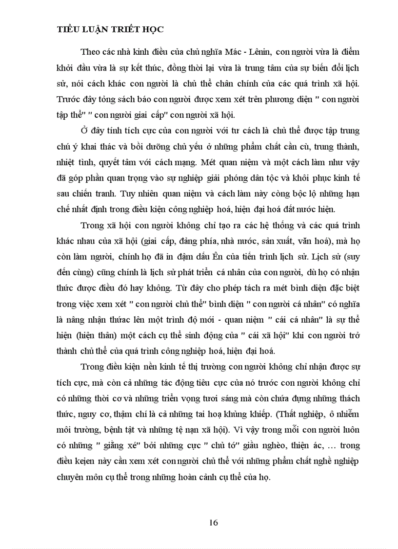 image for page Lý luận của chủ nghĩa Mác về con người và vấn đề con người trong sự nghiệp công nghiệp hoá, hiện đại hoá đất nước