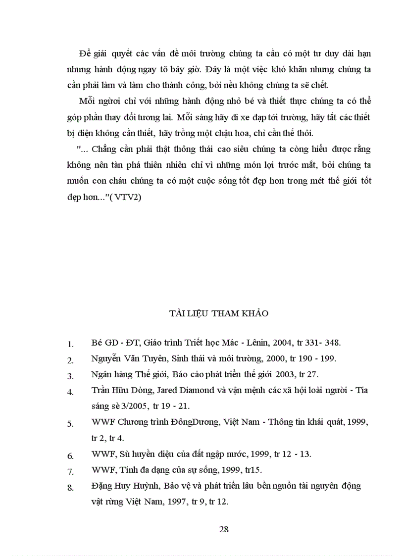 image for page Vấn đề bảo vệ môi trường hiện nay ở Việt Nam