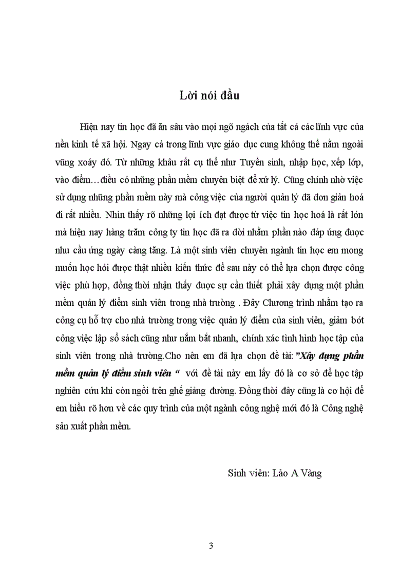 image for page Xây dựng phần mềm quản lý điểm sinh viên