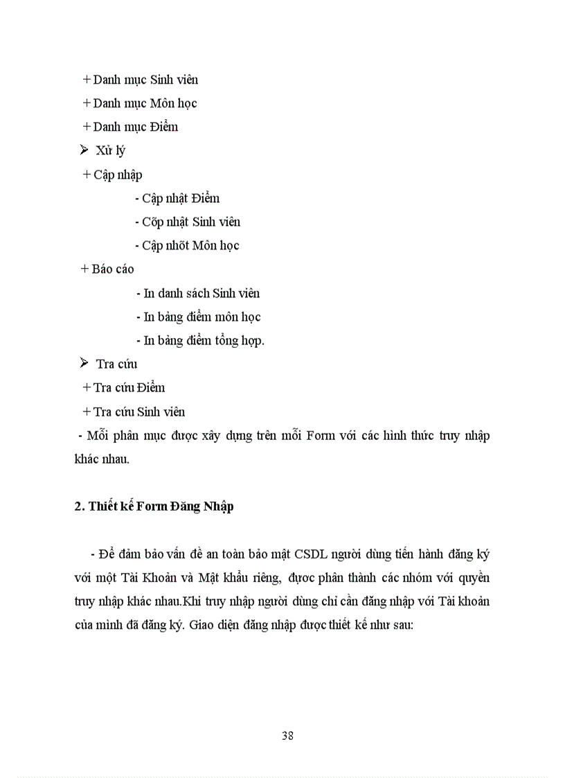 image for page Xây dựng phần mềm quản lý điểm sinh viên