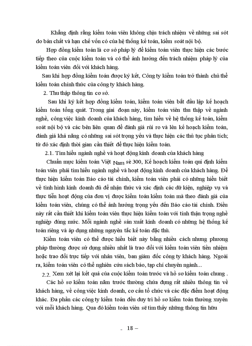 image for page Lập kế hoạch và thiết kế các phương pháp kiểm toán trong kiểm toán báo cáo tài chính ở Việt Nam