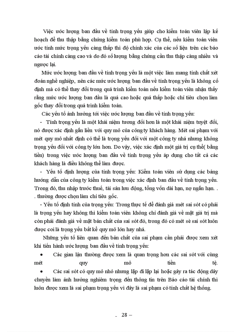 image for page Lập kế hoạch và thiết kế các phương pháp kiểm toán trong kiểm toán báo cáo tài chính ở Việt Nam