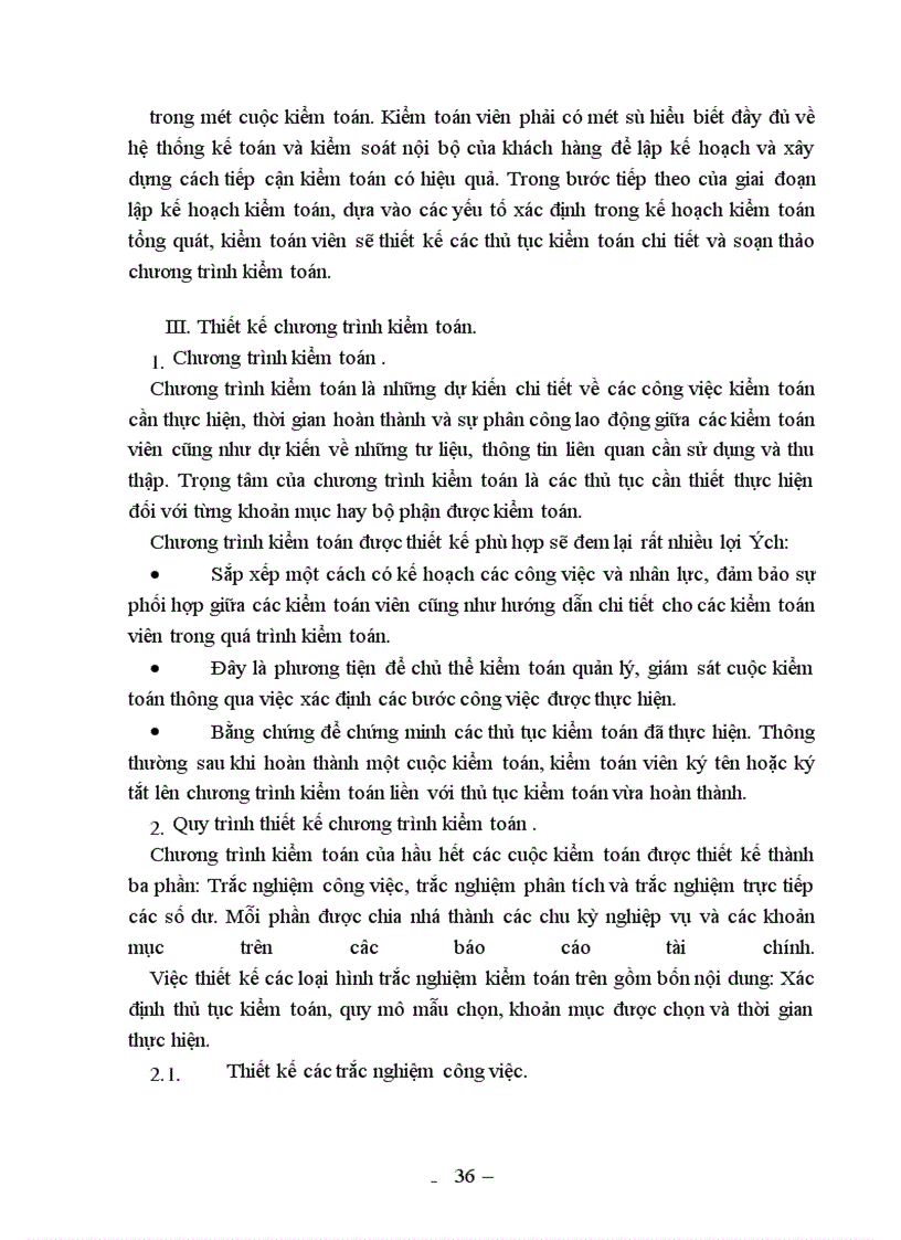 image for page Lập kế hoạch và thiết kế các phương pháp kiểm toán trong kiểm toán báo cáo tài chính ở Việt Nam