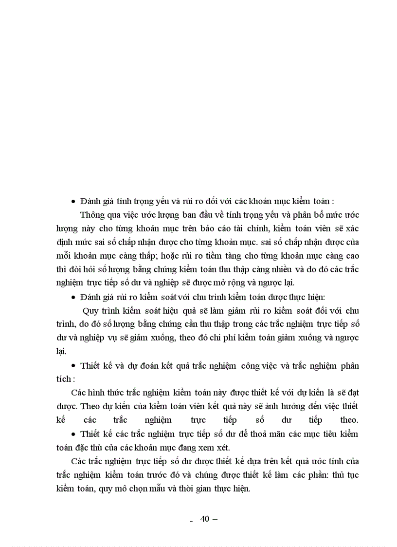 image for page Lập kế hoạch và thiết kế các phương pháp kiểm toán trong kiểm toán báo cáo tài chính ở Việt Nam