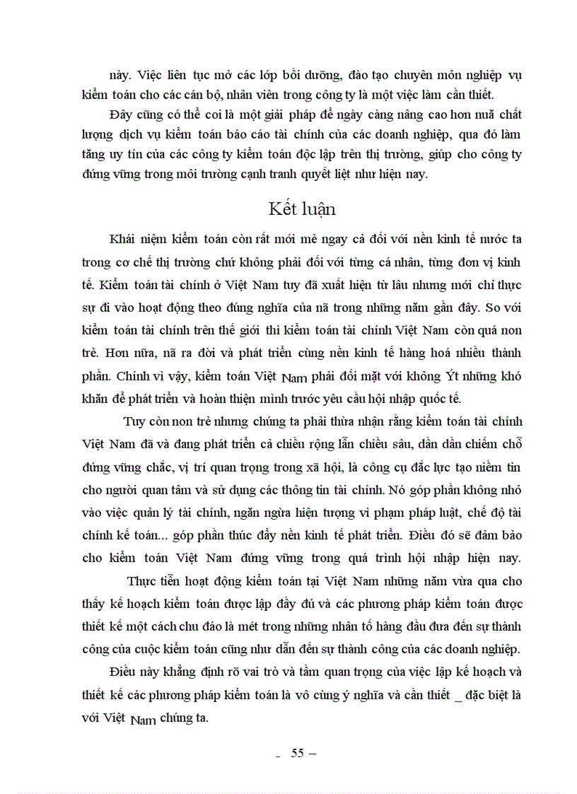 image for page Lập kế hoạch và thiết kế các phương pháp kiểm toán trong kiểm toán báo cáo tài chính ở Việt Nam