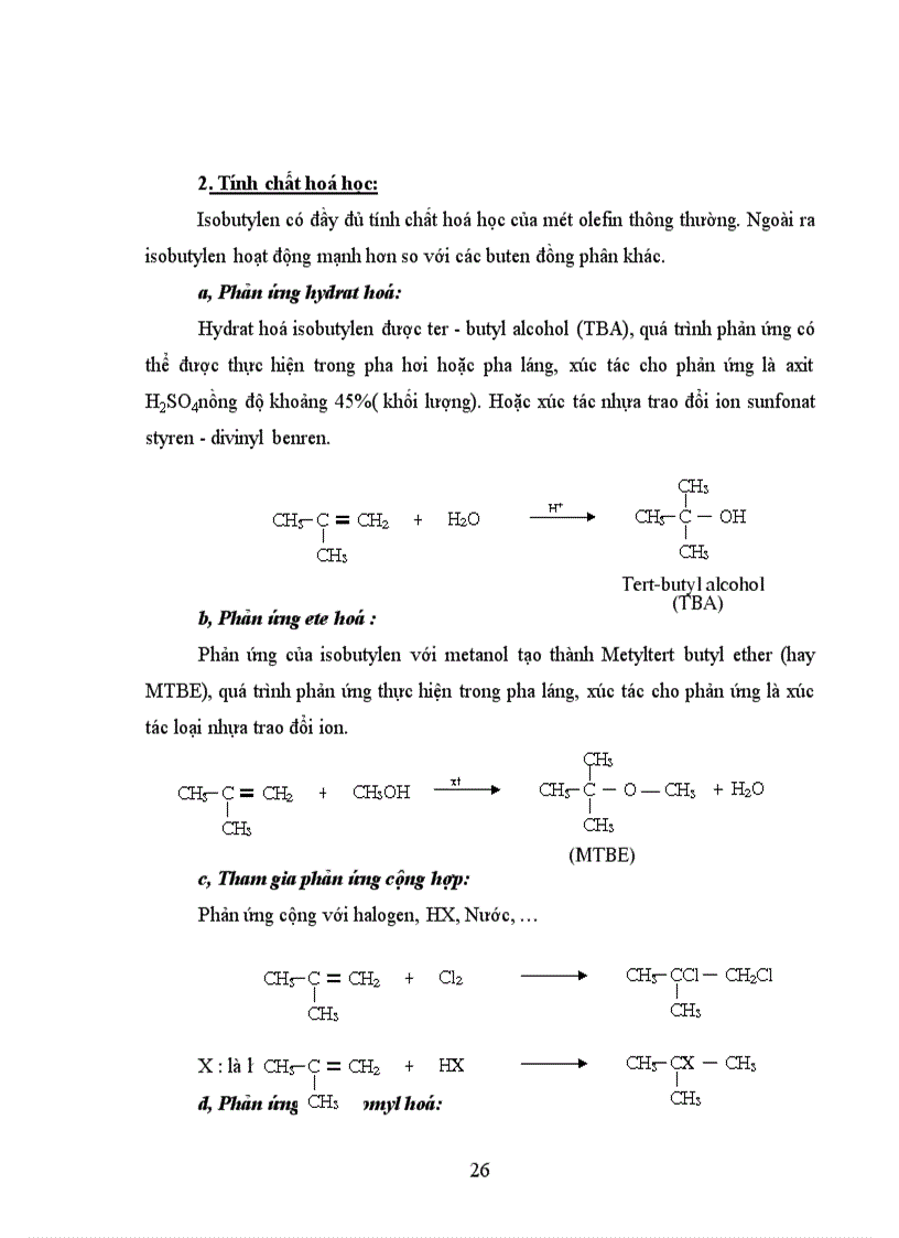 image for page Tính toán thiết kế dây chuyền công nghệ sản xuất MTBE
