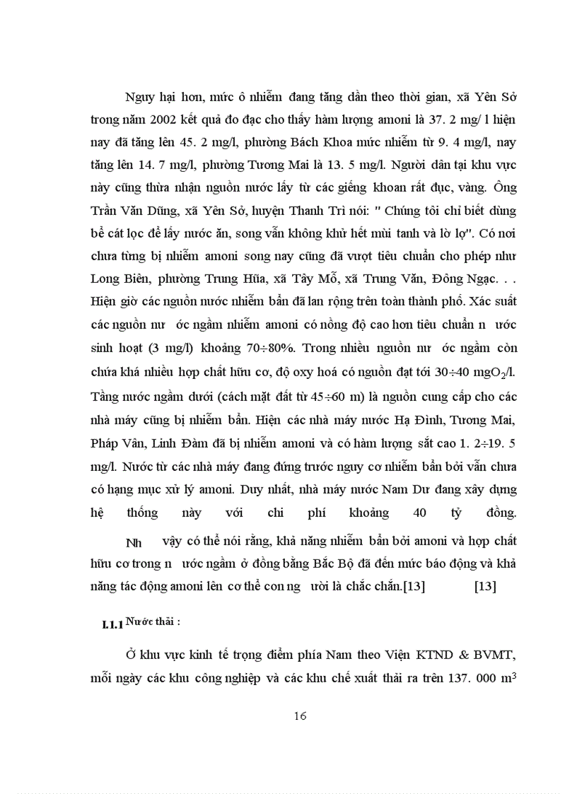 image for page Khảo sát quá trình phản nitrat hoá và nghiên cứu điều kiện xử lý nitơ trong hệ thống SBR thiếu khí