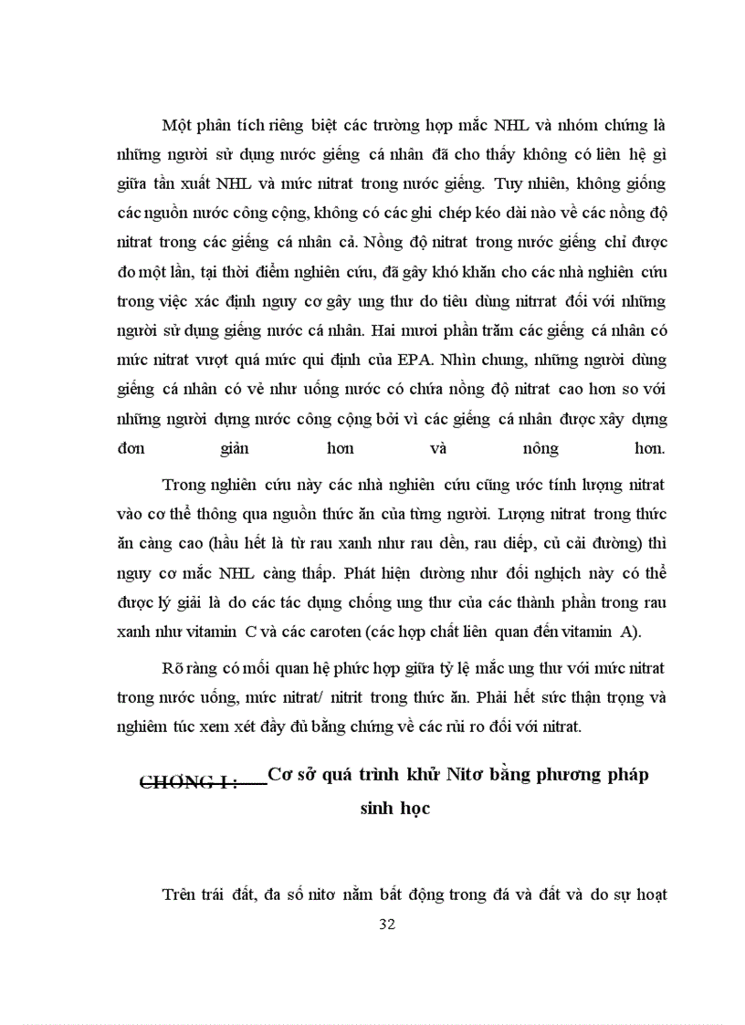 image for page Khảo sát quá trình phản nitrat hoá và nghiên cứu điều kiện xử lý nitơ trong hệ thống SBR thiếu khí
