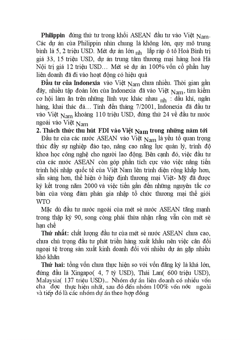 image for page Thực tiễn đầu tư trực tiếp của các nước ASEAN vào Việt Nam