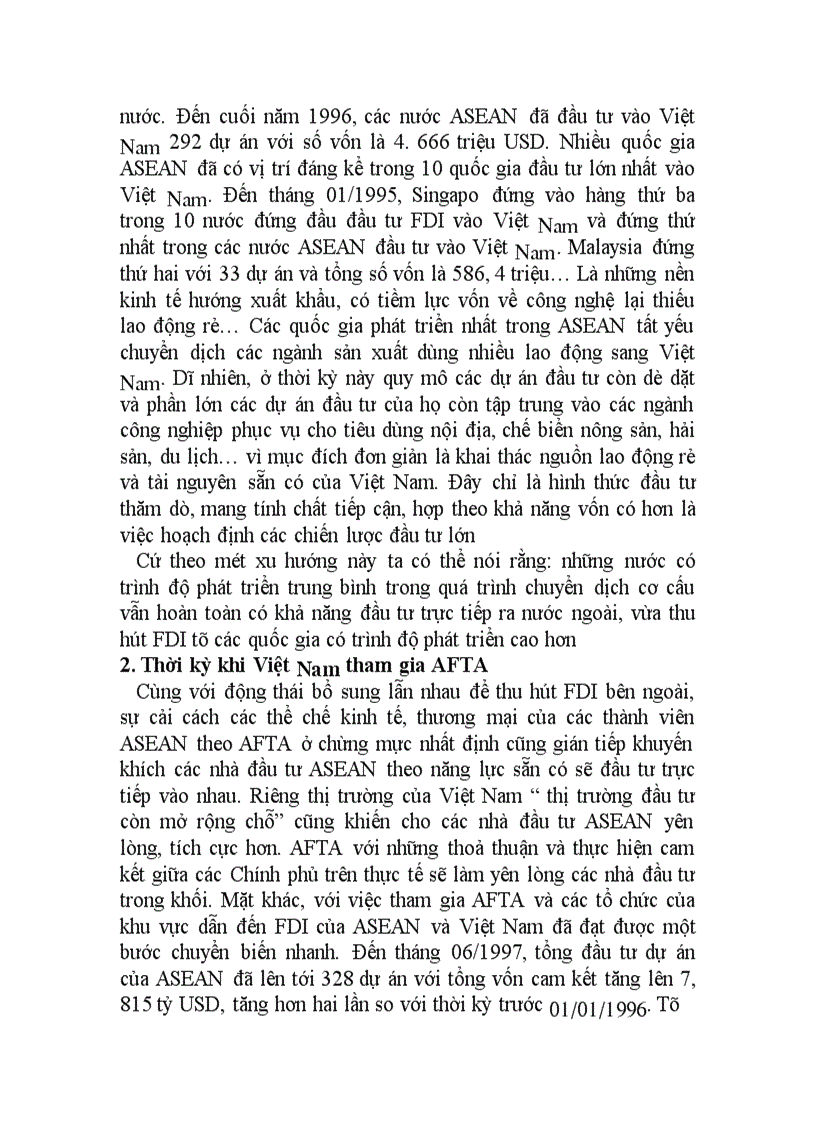 image for page Thực tiễn đầu tư trực tiếp của các nước ASEAN vào Việt Nam