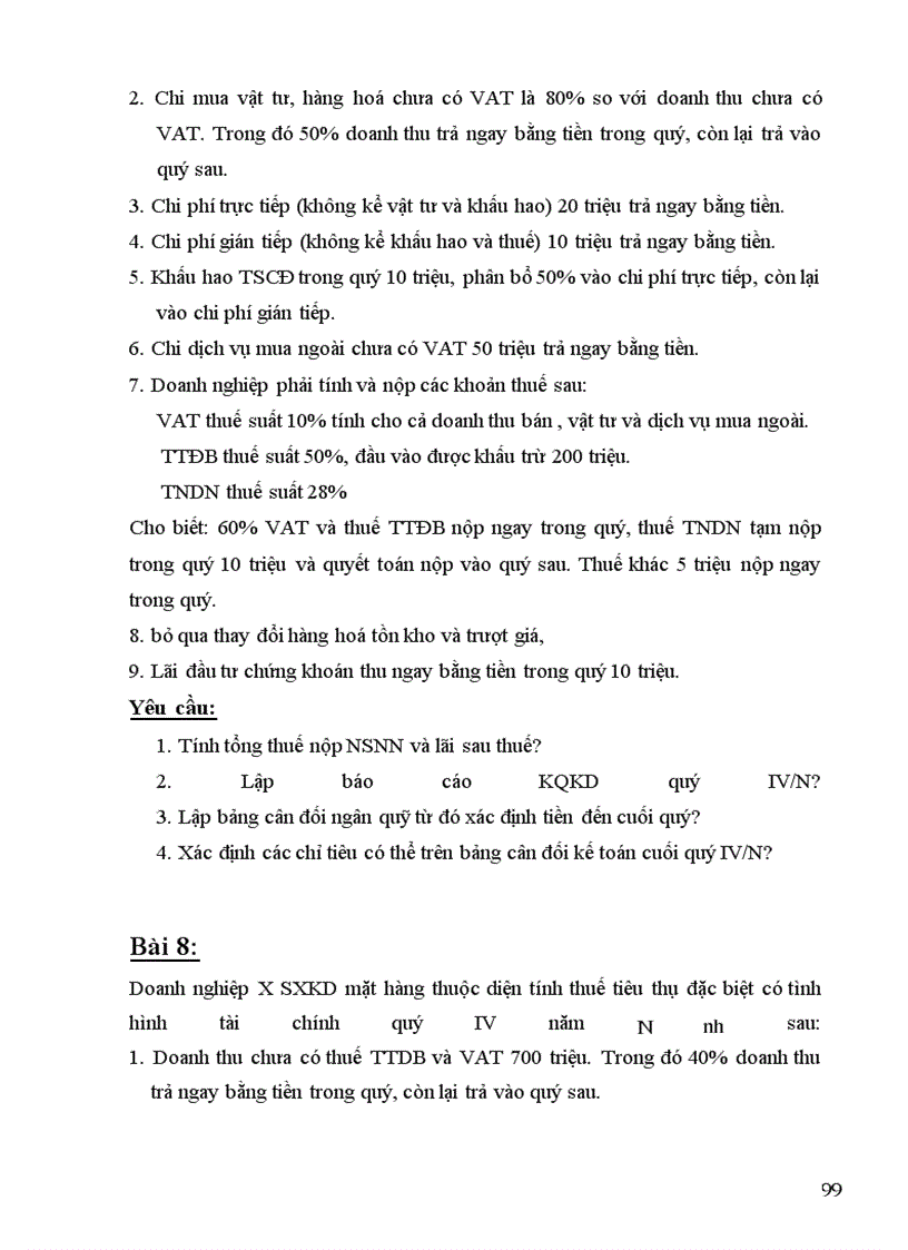 image for page Câu hỏi và bài tập : tài chính doanh nghiệp