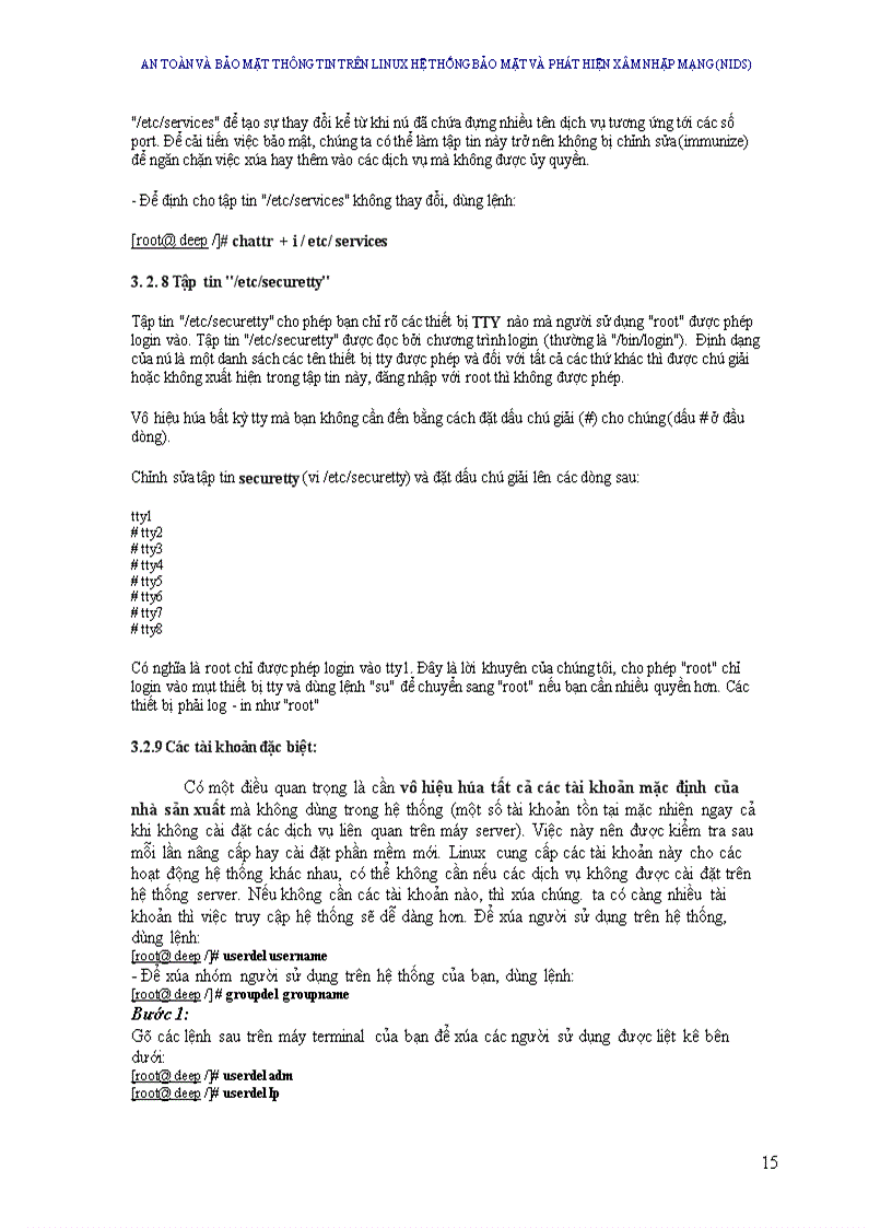 image for page An toàn và bảo mật thông tin trên linux Hệ thống bảo mật và phát hiện xâm nhập mạng (Nids)