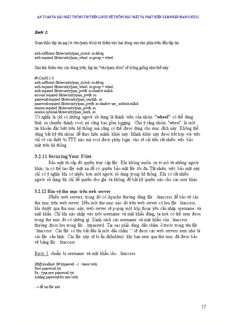 image for page An toàn và bảo mật thông tin trên linux Hệ thống bảo mật và phát hiện xâm nhập mạng (Nids)