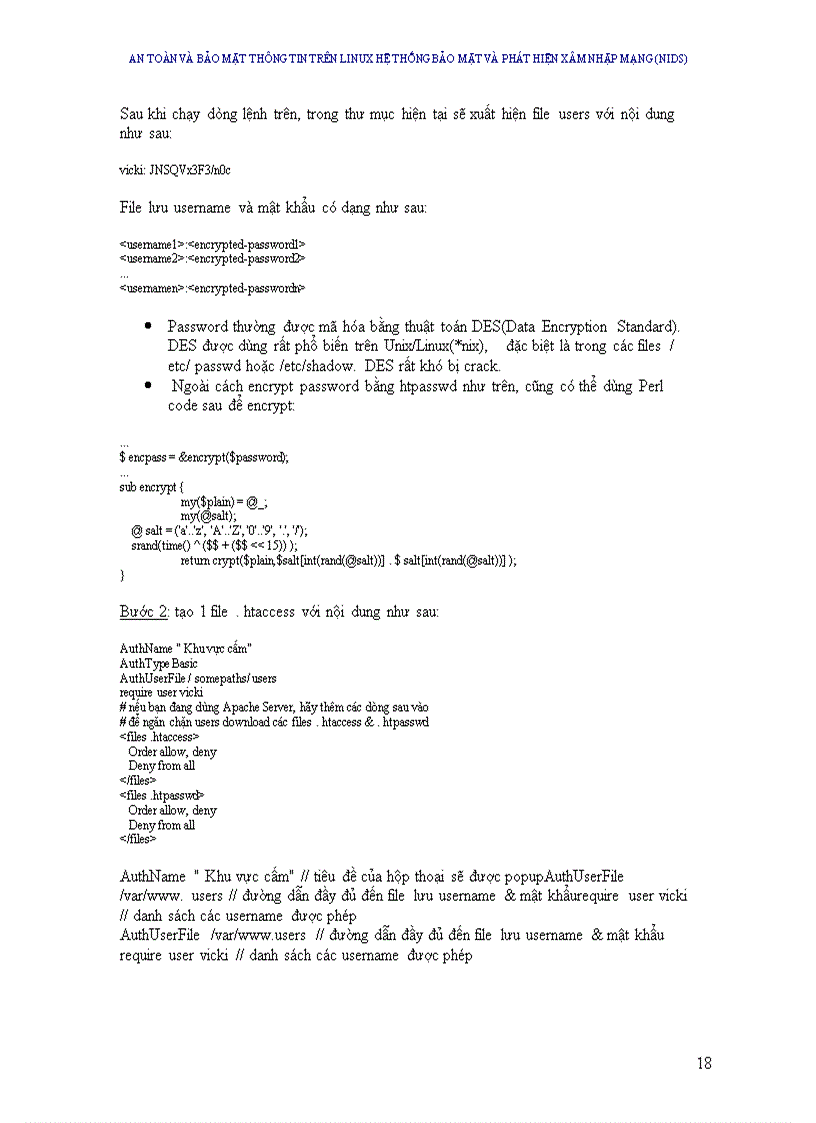 image for page An toàn và bảo mật thông tin trên linux Hệ thống bảo mật và phát hiện xâm nhập mạng (Nids)