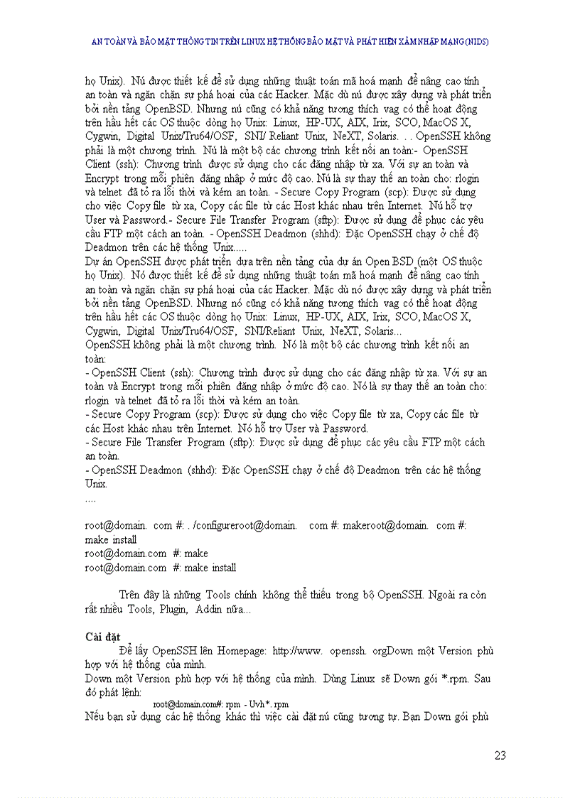 image for page An toàn và bảo mật thông tin trên linux Hệ thống bảo mật và phát hiện xâm nhập mạng (Nids)