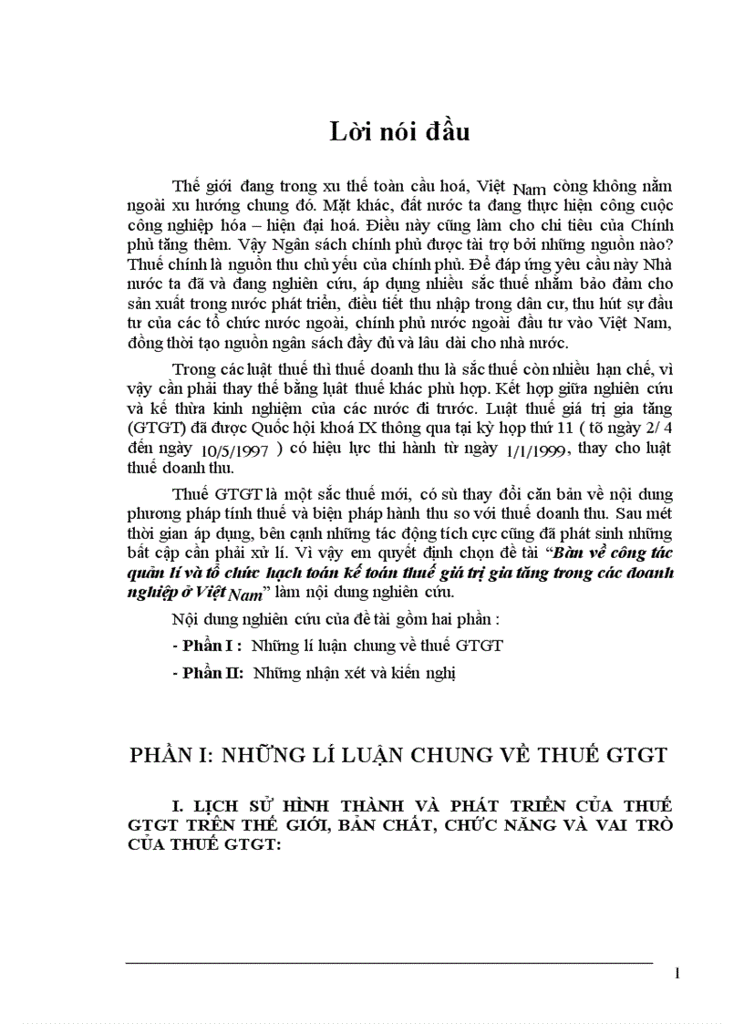 image for page Bàn về công tác quản lí và tổ chức hạch toán kế toán thuế giá trị gia tăng trong các doanh nghiệp ở Việt Nam