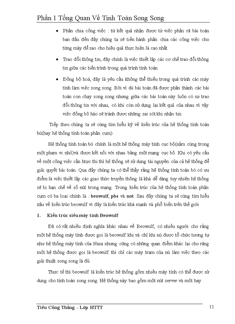 image for page Phần Tổng Quan Về Tinh Toán Song Song