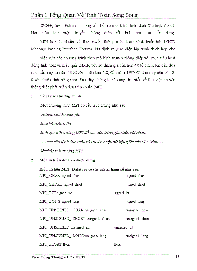 image for page Phần Tổng Quan Về Tinh Toán Song Song