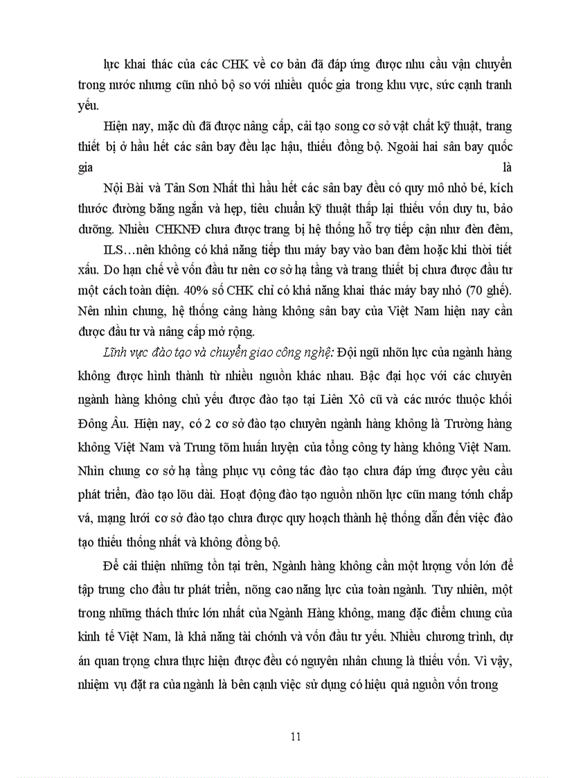 image for page Thực trạng sử dụng nguồn vốn ODA cho đầu tư phát triển Ngành hàng không Việt Nam.